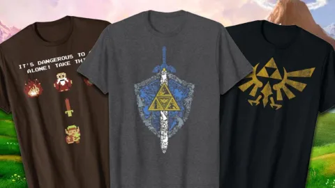 『ゼルダの伝説』公式Tシャツ40種以上がAmazonで16.99ドルから