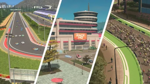 『Cities: Skylines』に約2年ぶりとなる新規拡張コンテンツ「Race Day」が3月10日に登場！街をレースコースに変えて11周年を祝おう！