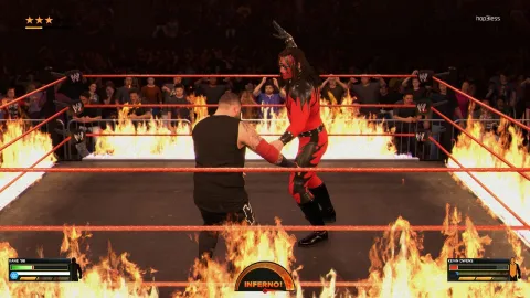 『WWE 2K26』で追加される新試合形式「インフェルノマッチ」の全貌が明らかに！灼熱のリングで相手を炎に叩き込め！ | カスタマイズ機能も大幅強化！