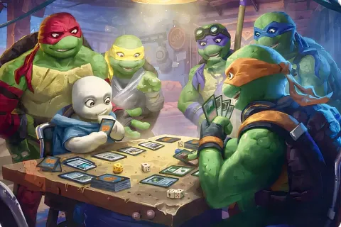 『マジック：ザ・ギャザリング』にタートルズの協力プレイセット『Magic: The Gathering – Teenage Mutant Ninja Turtles – Turtle Team-Up』が登場！初心者もベテランも一緒に楽しめる新感覚の遊び方で、マジックの世界に飛び込もう！