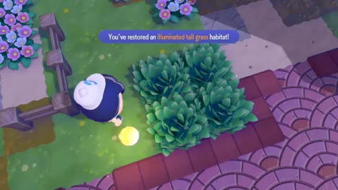 『Pokémon Pokopia』で「光る背の高い草の生息地」を作る方法を徹底解説！キノコランプを使って特定のポケモンを呼び出そう！