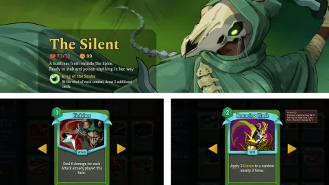 『Slay the Spire 2』でさらなる進化を遂げる「サイレント」！ 敵の防御を無力化し、毒と連撃で殲滅する、彼女のデッキを構成する強力なカードの数々を徹底解説！