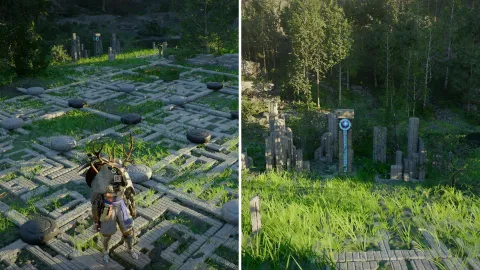 『Crimson Desert』広大な世界ヘルナンドに存在する「ダスクウッドのウォーターサイド遺跡」のパズル攻略法が公開！高速移動ポイントを解放して冒険を有利に進めよう