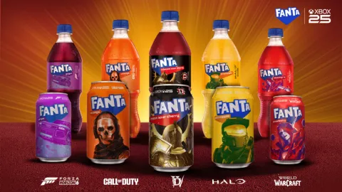 XboxとFantaが豪華コラボ！ 限定デザイン缶や新フレーバー「Fanta Crimson」が登場、人気ゲーム内アイテムや豪華賞品が当たるチャレンジも開催