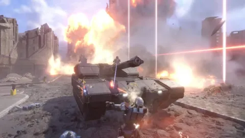 HELLDIVERS 2、惑星破壊兵器の設計図強奪で銀河大戦が勃発！新戦車や強力武器も登場し、プレイヤーはサイバースタンへ急行