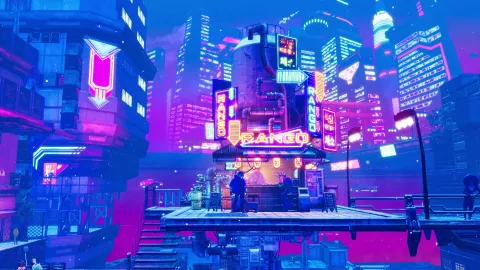 スタイリッシュなピクセルアートが目を引くサイバーパンクアクションゲーム『Sky Dust』がSteamで発表！メトロイドヴァニアとソウルライクを融合した新たな挑戦に注目