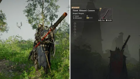 『Crimson Desert』でゲーム終盤まで活躍する強力武器「Finest Rhinard Cannon」の入手場所と性能が判明！ 無限弾薬の遠距離攻撃も可能な二刀流武器を徹底解説