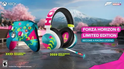 『Forza Horizon 6』の発売を記念して日本がテーマの限定版Xboxワイヤレスコントローラーとワイヤレスヘッドセットが登場！峠道をイメージした鮮やかなデザインとカスタムサウンドエフェクトで没入感のあるドライビング体験を加速させよう