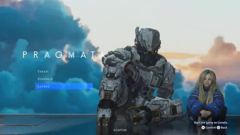カプコンが贈るSFアクション『Pragmata』にゲームクリアで解放される最高難度「Lunatic」モードが実装！初期装備が充実で戦略的な攻略が鍵に！