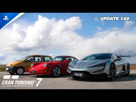 『グランツーリスモ7』がアップデート1.69を配信し、EVスーパーカー「Yangwang U9 ’24」など3台の新型車両とワールドシリーズの開催情報を発表！