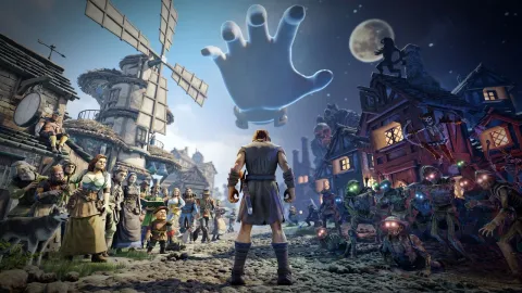 神になって村を復興！『Masters of Albion』が早期アクセス開始、プレイヤーは浮遊する手で村人に直接介入し、産業を確立して夜間の脅威から村を守れ！
