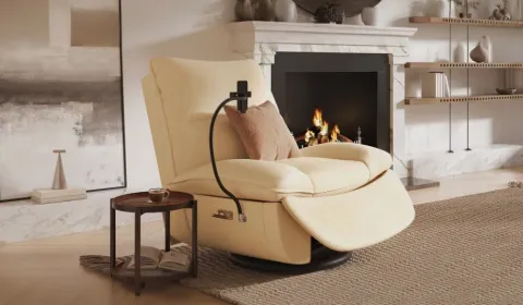 ゲーマーに朗報！ FlexiSpotから電動リクライニング、ワイヤレス充電対応スマホホルダー搭載のスマートチェア「Lotus」が登場！