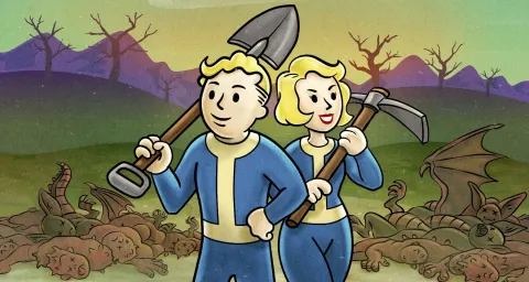 『Fallout 76』で激レア「完璧に保存されたパイ」を数百個集めたプレイヤーが登場！ 執念の「パイの金庫室」が話題に