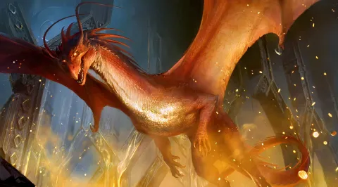 マジック：ザ・ギャザリング新作に『ホビット』の邪悪な竜「Smaug the Magnificent」が登場！ 5年前のカードと組み合わせることでとんでもないコンボが炸裂すると早くも話題に！