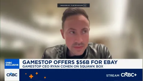 GameStop CEOがeBay買収の資金調達に関する質問に不満を表明、その態度が物議を醸すことに