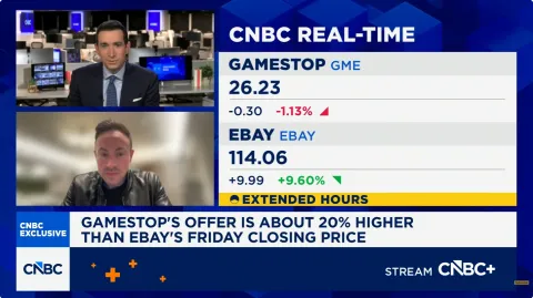 GameStopのCEOがeBay買収提案の資金調達について不可解な回答を連発、巨大な事業拡大の野望は実現するのか？