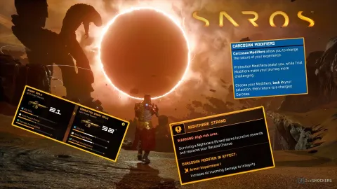 『Saros』初心者必見！難攻不落の弾幕地獄を乗り越えるためのプラチナ獲得者による攻略テクニック集をご紹介！パワーウェポンやカルコサン修飾子を駆使して深淵を突破せよ！
