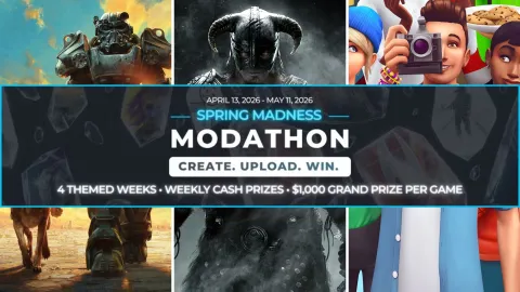 GGMods主催のゲームMODコンテスト「Spring Madness Modathon」が最終週に突入！『The Sims 4』、『Skyrim』など対象の5タイトルで総額米ドルの豪華賞金を獲得するラストチャンスを見逃すな！