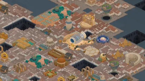 文明の栄枯盛衰をサイコロで体験するSFシティビルダー『Amberspire』がWindows PC向けに配信中！ 過去に囚われず未来を築く独特なゲームシステムに注目！