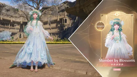 『Infinity Nikki』の新レジェンダリー衣装「Slumber by Blossoms」の入手方法とクラフトに必要な素材を徹底解説！幻想的な装いを手に入れよう