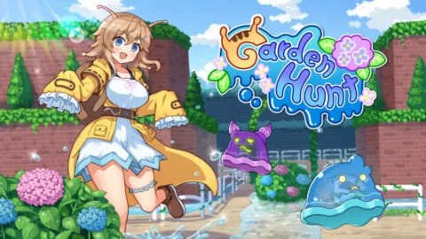 『ガーデンハント』“あの角を曲がったら…？”のドキドキ感がやみつきになる！ヌメヌメ×おにごっこアクションが1月16日に配信開始。